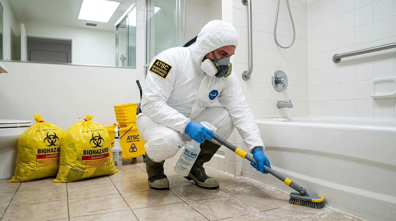 Decontamination equipment deployed for Blood Cleanup in Valdosta